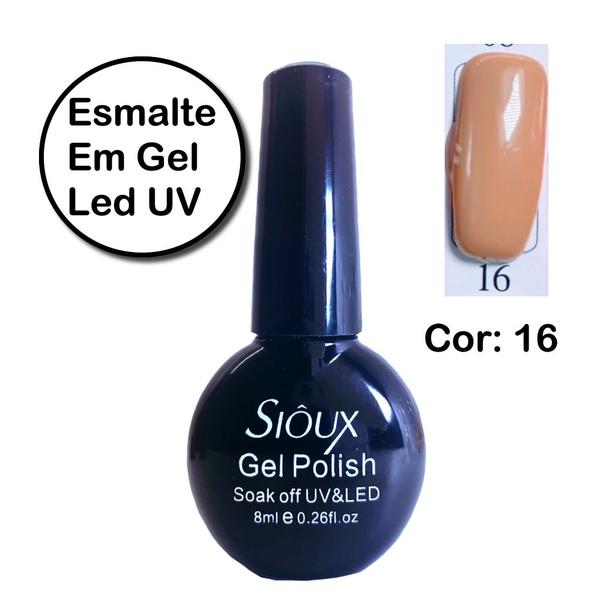 Esmalte em Gel LED UV Sioux Gecika COR 16 - Gécika