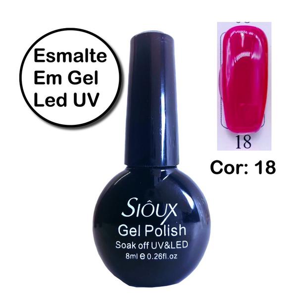 Esmalte em Gel LED UV Sioux Gecika COR 18 - Gécika