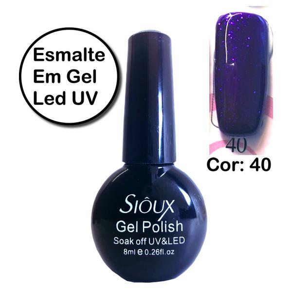 Esmalte em Gel LED UV Sioux Gecika COR 40 - Gécika