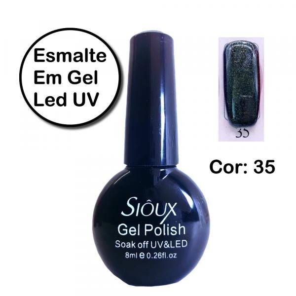 Esmalte em Gel LED UV Sioux Gecika COR 35 - Gécika
