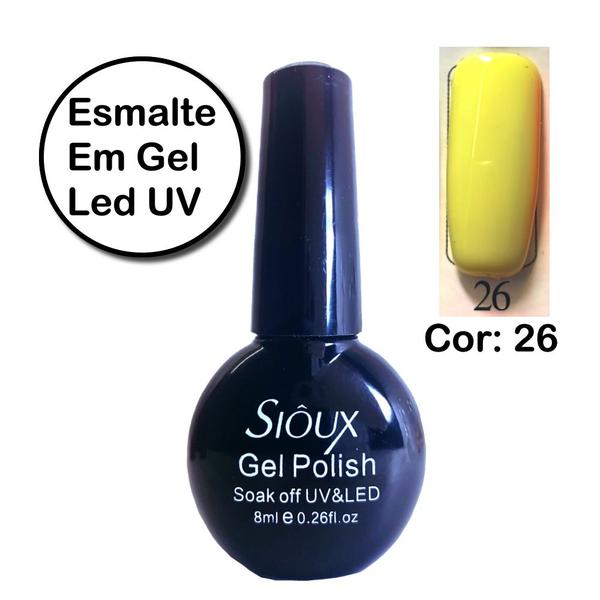 Esmalte em Gel LED UV Sioux Gecika COR 26 - Gécika