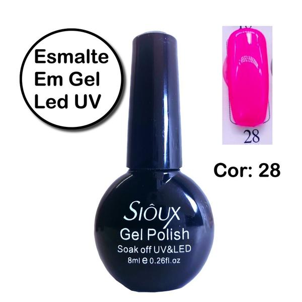 Esmalte em Gel LED UV Sioux Gecika COR 28 - Gécika