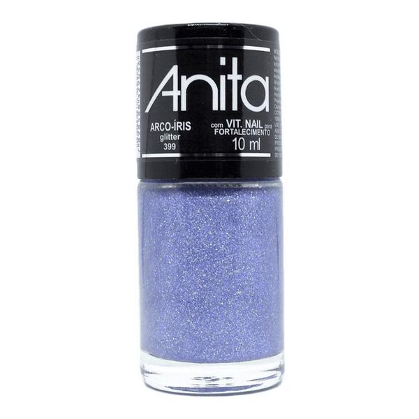 Esmalte Glitter Anita 10ml - Arco - Íris