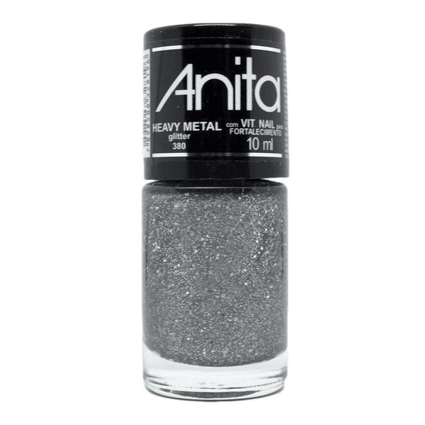 Esmalte Glitter Anita 10ml - Heavy Metal