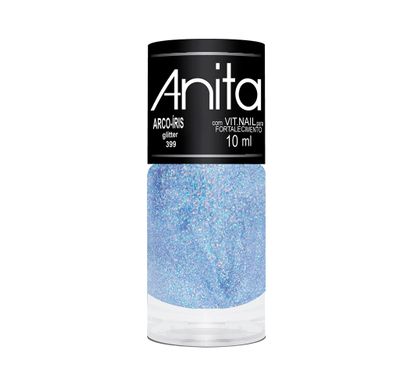 Esmalte Glitter Arco-Íris 10ml - Anita