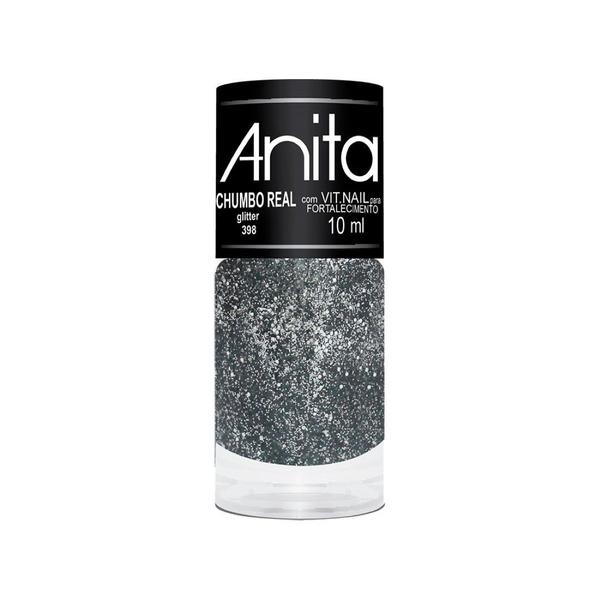Esmalte Glitter Chumbo Real 10ml - Anita