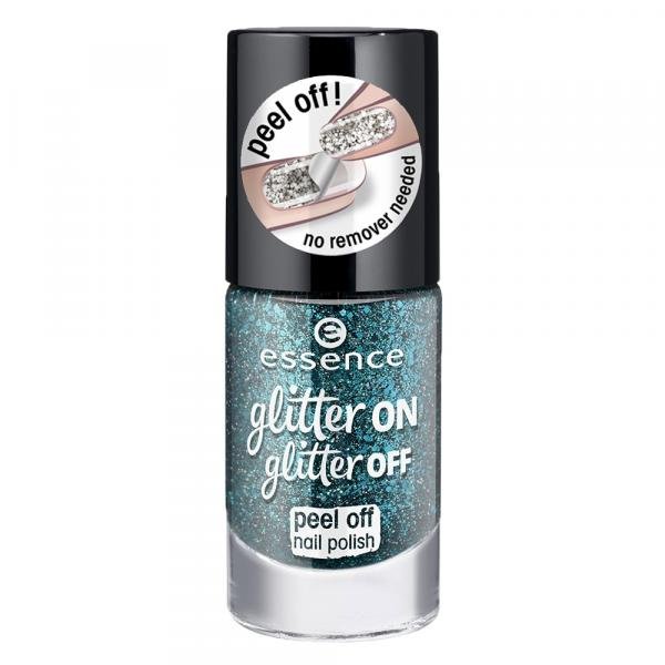 Esmalte Glitter On Glitter Off Peel Off Essence