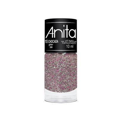 Esmalte Glitter Tô Chocada 10ml - Anita