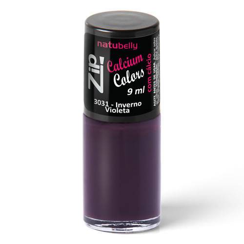 Esmalte Inverno Violeta Zip Colours Calcium 9ml