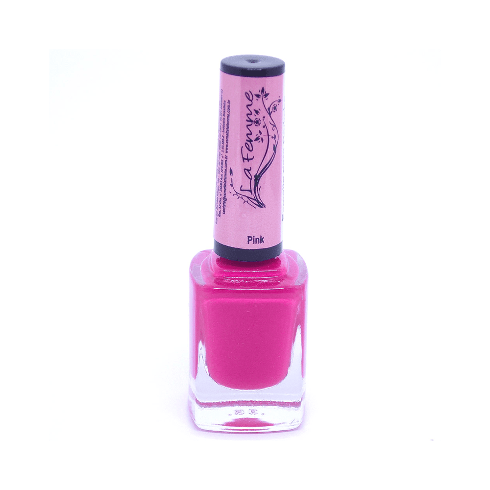 Esmalte La Femme Carimbo Nail Art Pink