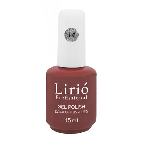 Esmalte Lirio Colorido Colour Cout Uv/led Gel Polish 14 15Ml (Lirio)