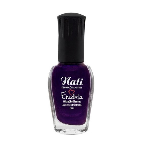 Esmalte Nati 5Free Encanta - Ametista Púrpura 8Ml (Nati)