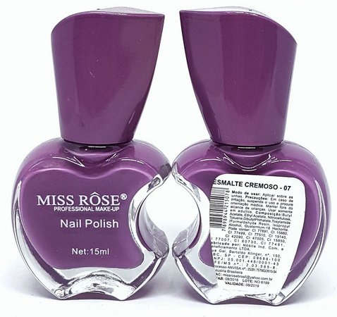 Esmalte Profissional Miss Rose 07 15ml