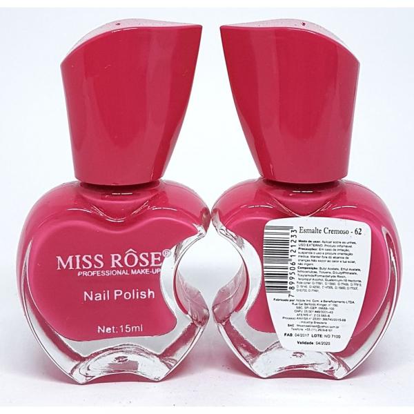 Esmalte Profissional Miss Rose 62 13ml
