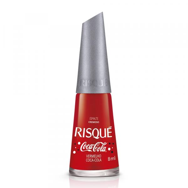 Esmalte Risqué Coleção Coca Cola - Vermelho Coca Cola 8ml - Risque