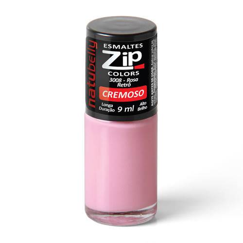 Esmalte Rosa Retro Zip Colours Calcium 9ml