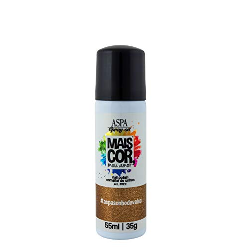 Esmalte Spray Aspa Spray-On Coleção Mais Cor, Meu Amor Cor Sonho de Valsa com 55ml