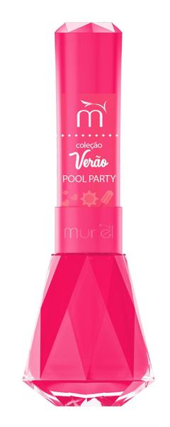 Esmalte Unha Pool Party Rosa Choque 8ml Muriel