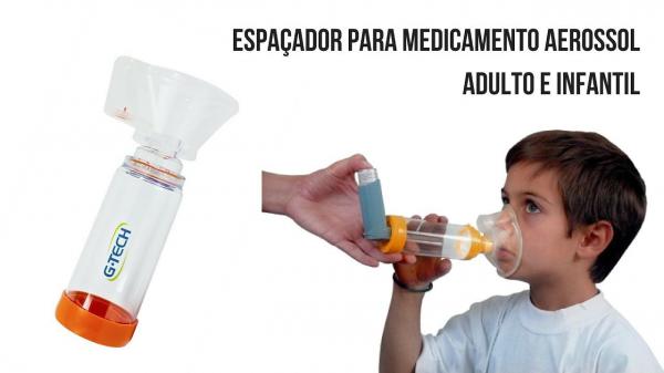 ESPACADOR AEROSOL BPA FREE com 2 MASCARAS: Aulto e Infantil - G-TECH