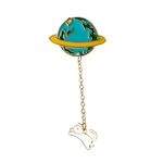 Espaço Travel Collection Esmalte Pin Planeta dos desenhos animados Estrela broche de lapela Pin presente emblema personalizado
