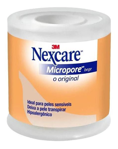 Esparadrapo Micropore Nexcare Bege 100mm X 4,5m 3m