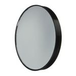 Espelho 13 Cm Lente Aumento 10 X Maquiagem Ventosas De Fixação Sobrancelha - 13cm