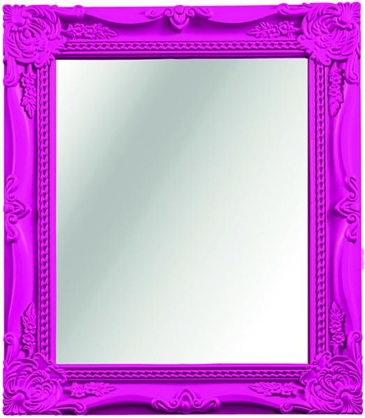 Espelho Becky Rosa - 25X30 6 Pçs - Mart
