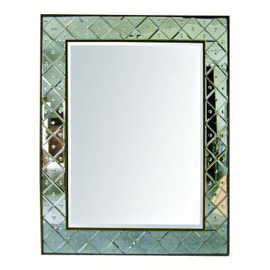 Espelho com Moldura Espelhado- Retangular - Btc Decor