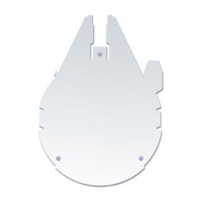 Espelho com Ventosa Falcon - 18 Cm X 25 Cm
