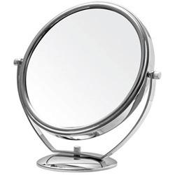 Espelho de Aumento Dupla Face Pro 3x - Cromado - G-Life
