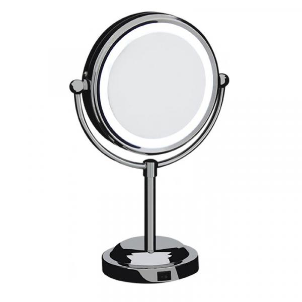 Espelho de Bancada com Aumento e Iluminação Dupla Face 8484 - Mor - Mor