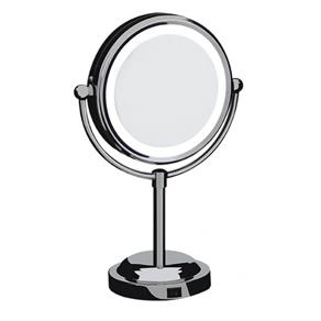 Espelho de Bancada com Aumento e Iluminação Dupla Face 8484 - Mor