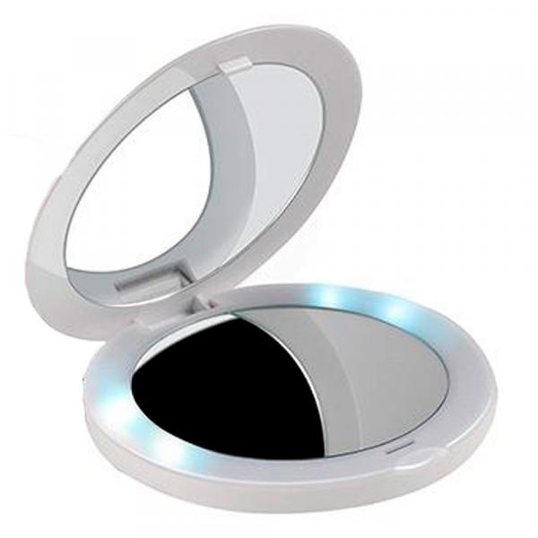 Espelho de Bolsa com LED Relaxbeauty - Pocket Mirror USB Ana Hickmann