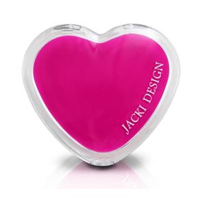 Espelho de Bolsa Coração Pink Jacki Design