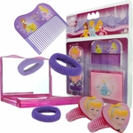 Espelho De Bolsa Infantil Com 5 Acessórios Princesas Disney