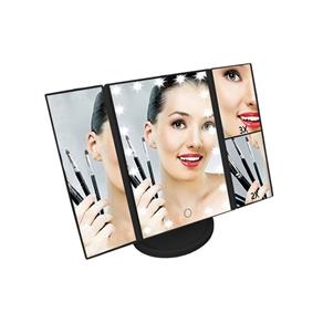 Espelho de Maquiagem 3 Lados Luz Led Touch Camarim (888478)