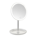 Espelho de maquilhagem iluminado LED Recarregável Espelho regulável de Tela Sensível ao Toque