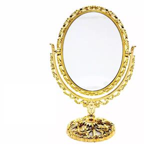 Espelho de Mesa Maquiagem Dupla Face Aumento Bancada 30cm