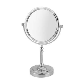 Espelho de Mesa Redondo Dupla Face com Aumento 2x - 36CM