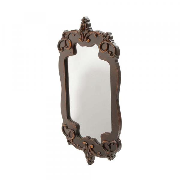 Espelho de Vidro Parede com Moldura de Madeira - F9-30195 - Prestige