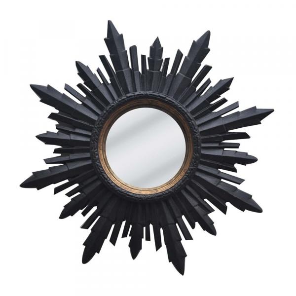 Espelho Decorativo de Madeira 25cm X 25cm - Btc Decor