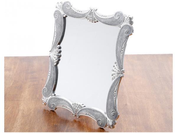 Espelho Decorativo Quadrado com Moldura de Mesa - 10x15cm Prestige Euro