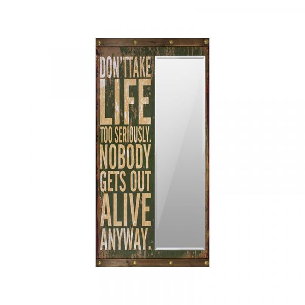 Espelho Dont Take Life Too Seriously - Goods Br