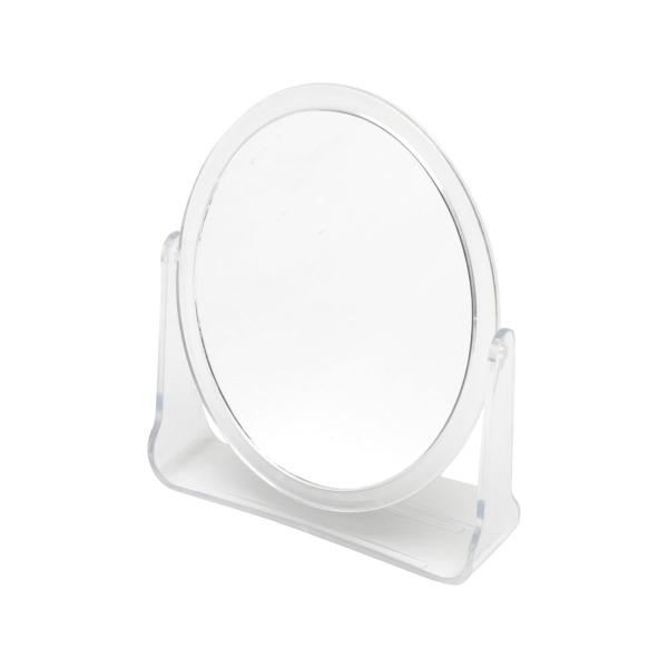 Espelho Dupla Face 19cm com Suporte Lyor - L6816