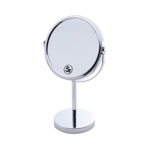 Espelho Duplo para Banheiro de Ferro Cromado 19x12x32cm 25689 - Prestige