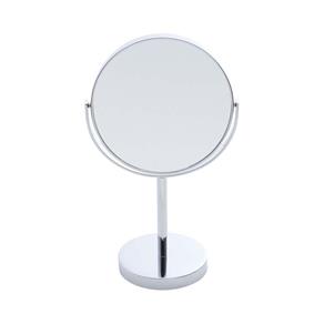 Espelho Duplo para Banheiro de Ferro Cromado - F9-25689 - Prata