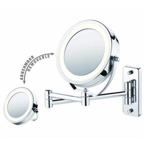 Espelho Iluminado 6´´ com Aumento 5x - Parede ou Bancada