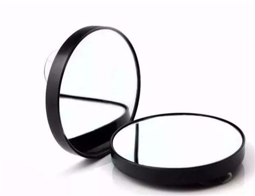 Espelho Lente Aumento Zoom 10X Maquiagem com Ventosa Barba 9Cm