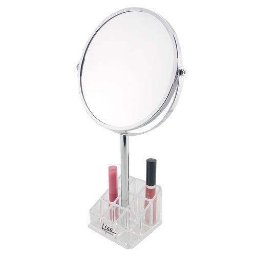 Espelho Make Up com Porta Maquiagem