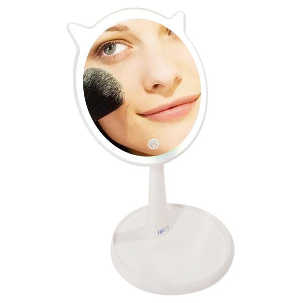 Espelho Maquiagem Flexível Gato Touch com Led - Biashop
